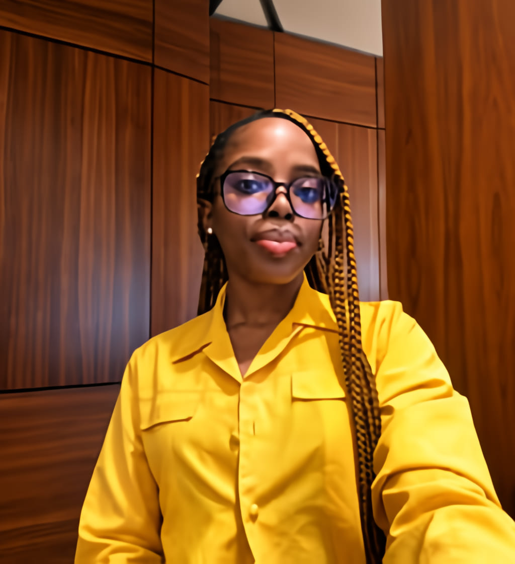 Portrait of Danielle Ekunwe, Director of Welfare of NACOS Nile
